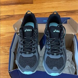 ASICS Women's Black and Gray Athletic Shoes